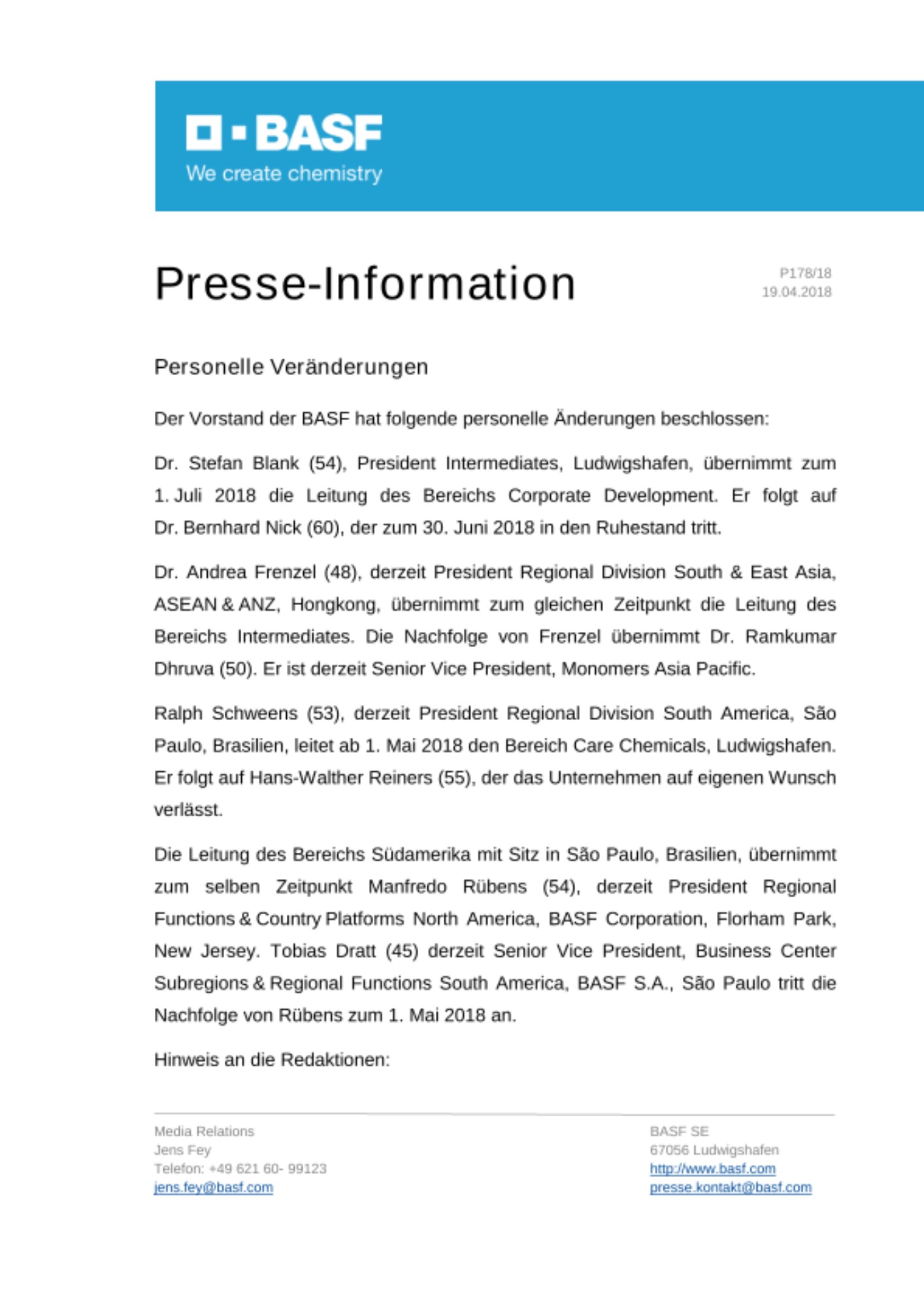 Presse-Information Presse-Information